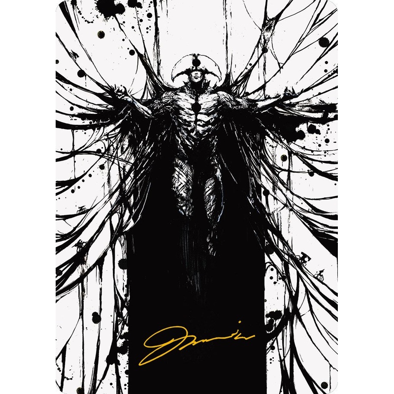 Sinew Dancer Art Card (Gold-Stamped Signature) [Phyrexia: All Will Be One Art Series]