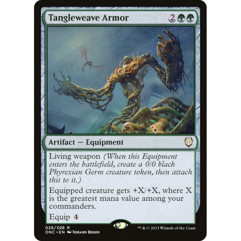Tangleweave Armor [Phyrexia: All Will Be One Commander]