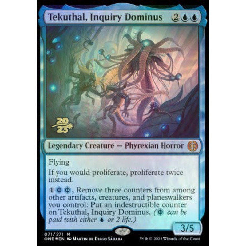 Tekuthal, Inquiry Dominus [Phyrexia: All Will Be One Prerelease Promos]