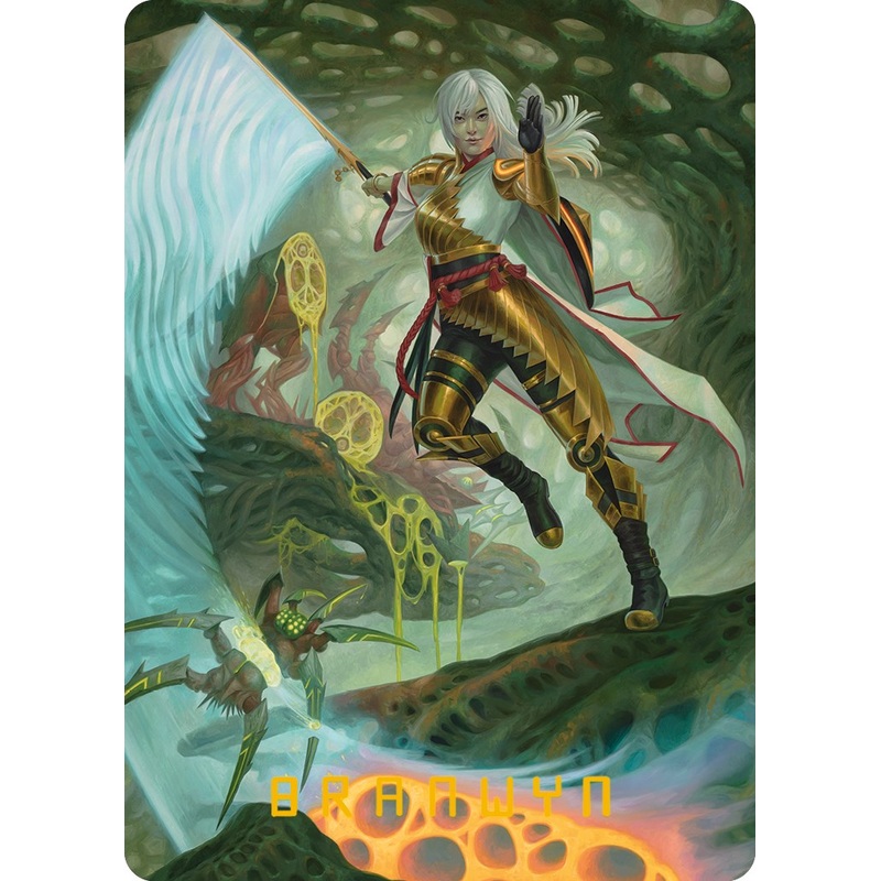 The Eternal Wanderer Art Card (Gold-Stamped Signature) [Phyrexia: All Will Be One Art Series]