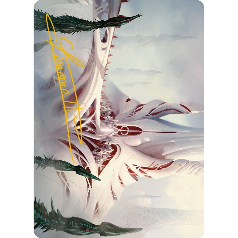 The Fair Basilica Art Card (Gold-Stamped Signature) [Phyrexia: All Will Be One Art Series]