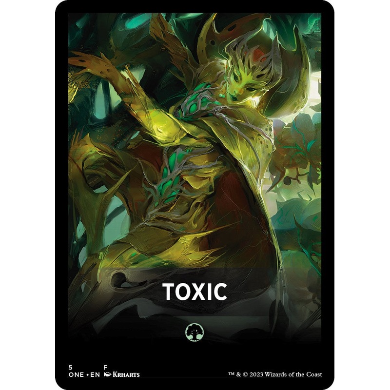 Toxic Theme Card [Phyrexia: All Will Be One Tokens]