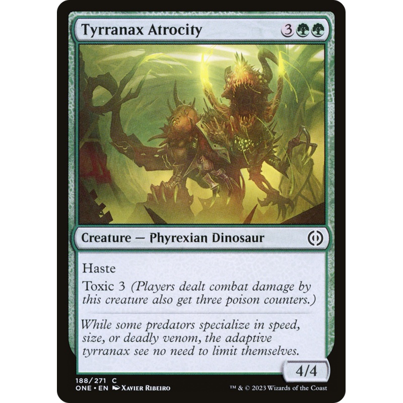 Tyrranax Atrocity [Phyrexia: All Will Be One]