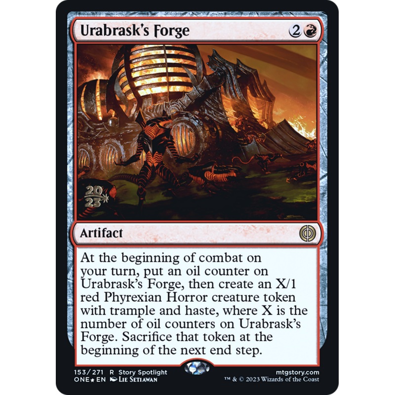 Urabrask's Forge [Phyrexia: All Will Be One Prerelease Promos]