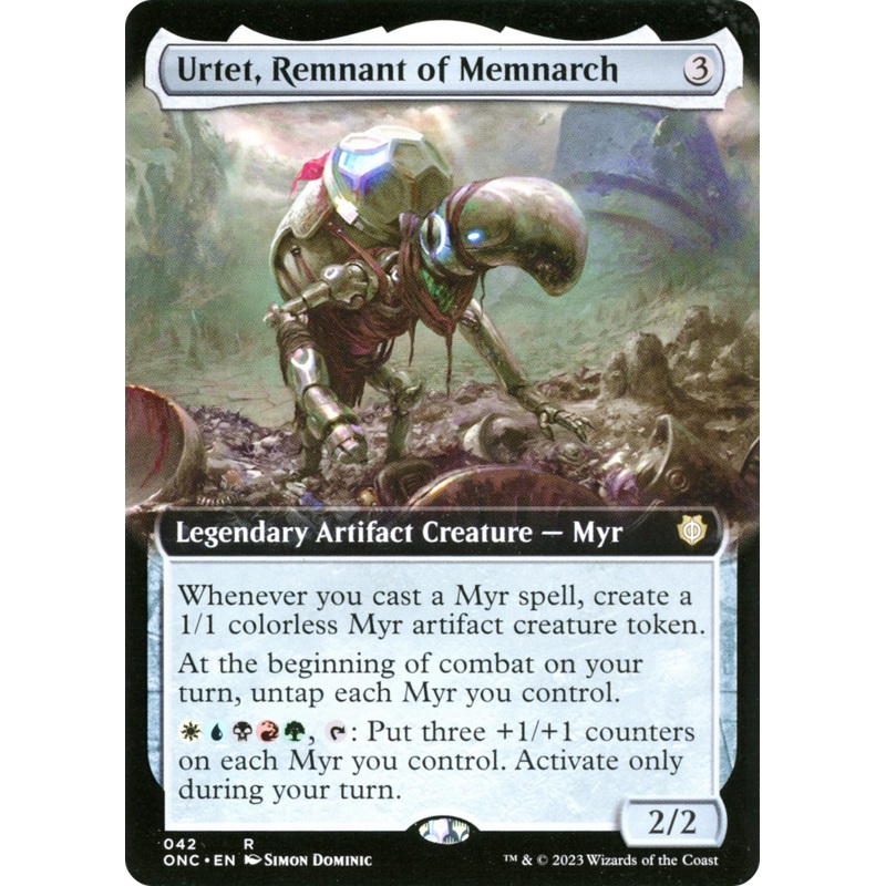 Urtet, Remnant of Memnarch (Extended Art) [Phyrexia: All Will Be One Commander]
