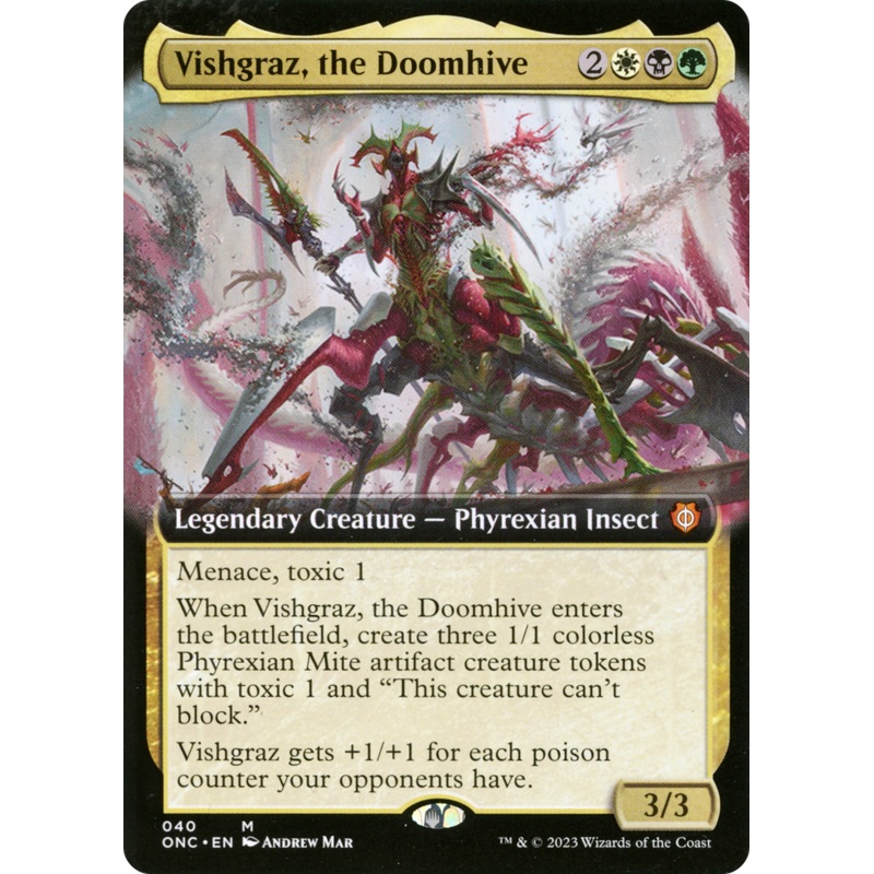 Vishgraz, the Doomhive (Extended Art) [Phyrexia: All Will Be One Commander]