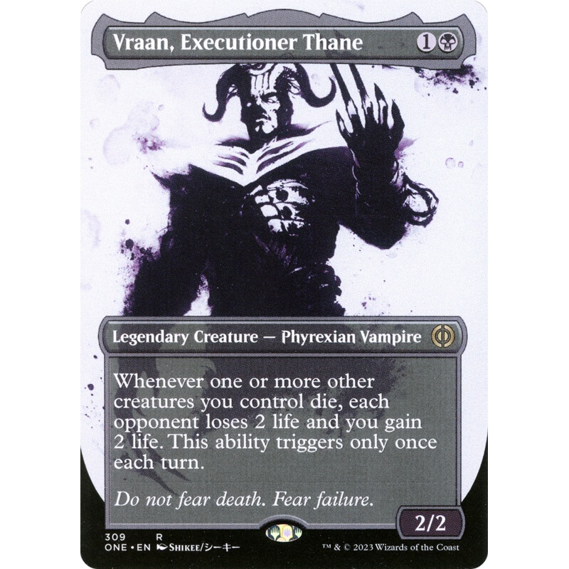 Vraan, Executioner Thane (Borderless Ichor) [Phyrexia: All Will Be One]
