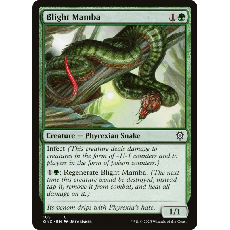Blight Mamba [Phyrexia: All Will Be One Commander]
