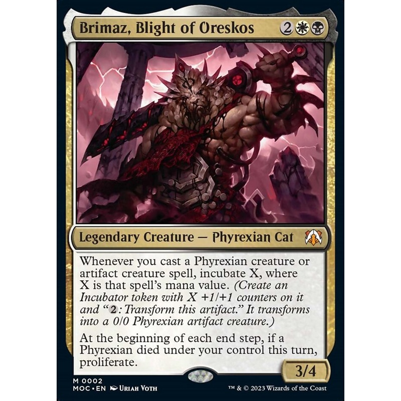 Brimaz, Blight of Oreskos [March of the Machine Commander]
