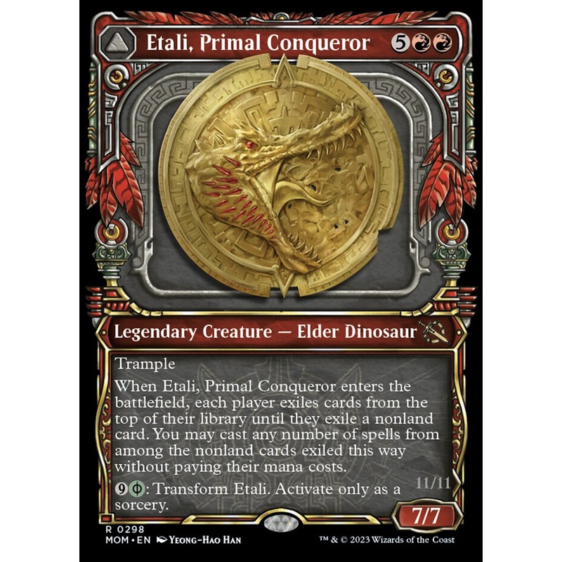 Etali, Primal Conqueror // Etali, Primal Sickness (Showcase Planar Booster Fun) [March of the Machine]