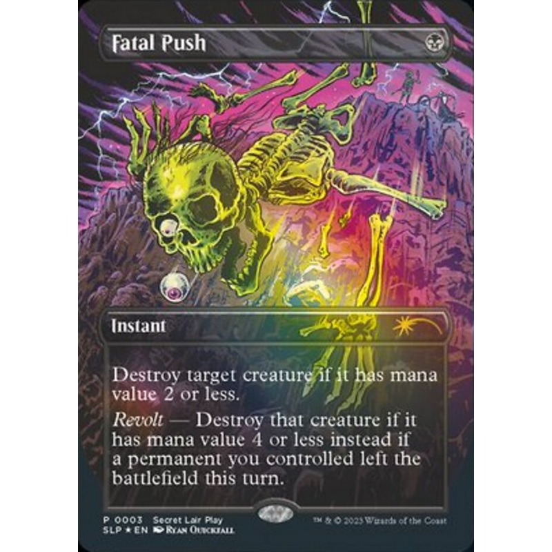 Fatal Push (Borderless) [Secret Lair Showdown]
