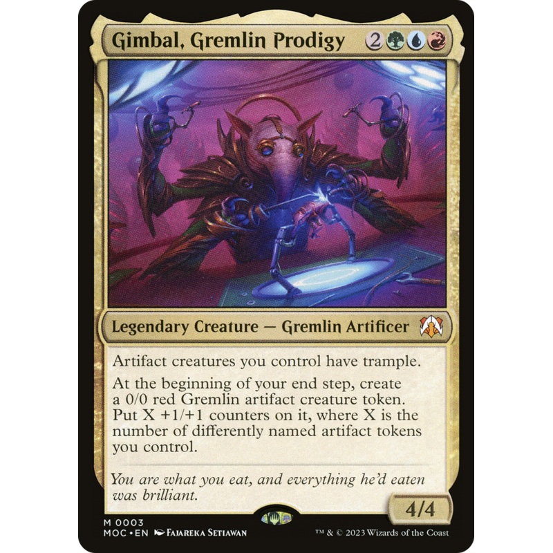 Gimbal, Gremlin Prodigy [March of the Machine Commander]