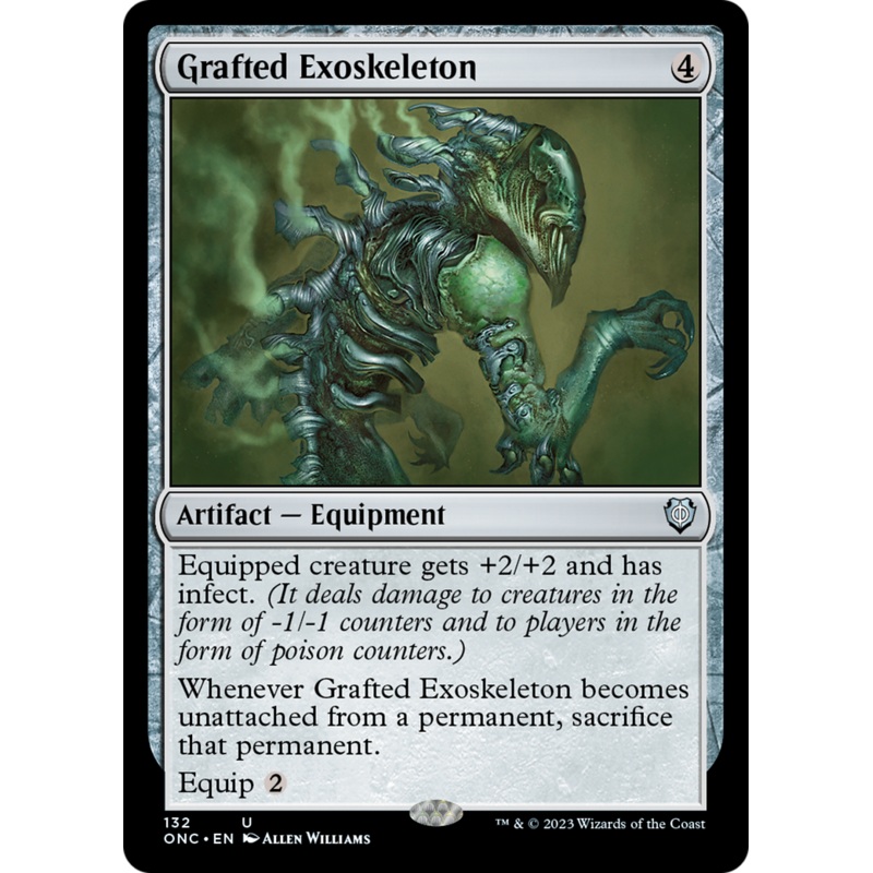Grafted Exoskeleton [Phyrexia: All Will Be One Commander]