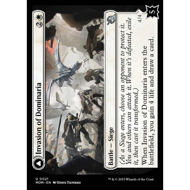 Invasion of Dominaria // Serra Faithkeeper [March of the Machine]