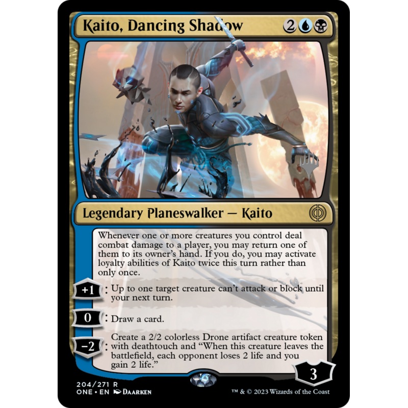 Kaito, Dancing Shadow (Promo Pack) [Phyrexia: All Will Be One Promos]