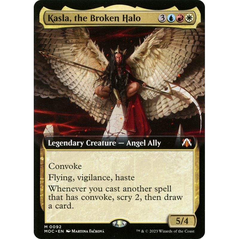 Kasla, the Broken Halo (Extended Art) [March of the Machine Commander]