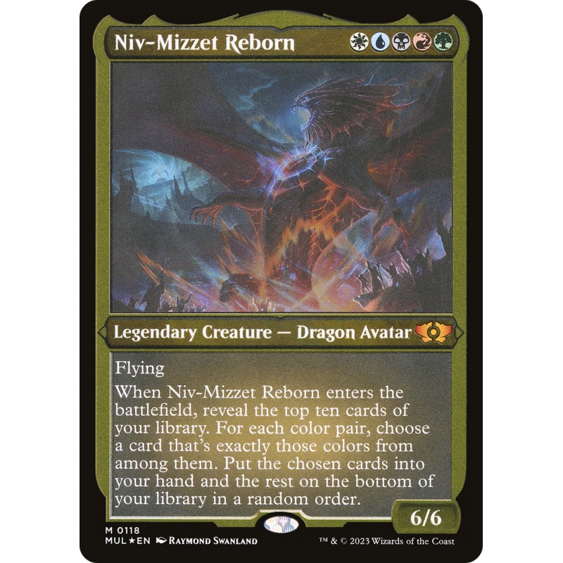 Niv-Mizzet Reborn (Foil Etched) [Multiverse Legends]