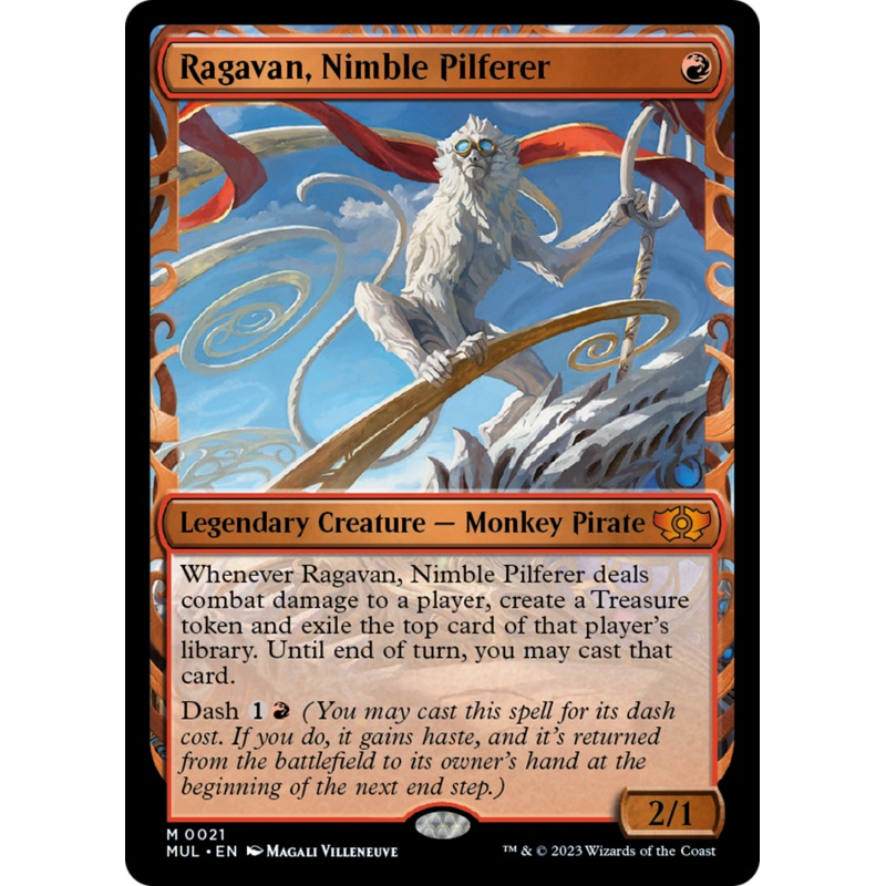 Ragavan, Nimble Pilferer (Halo Foil) [Multiverse Legends]