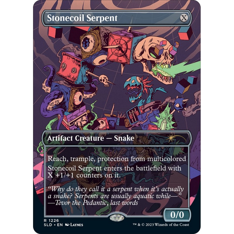 Stonecoil Serpent (Borderless) [Secret Lair Drop Series]