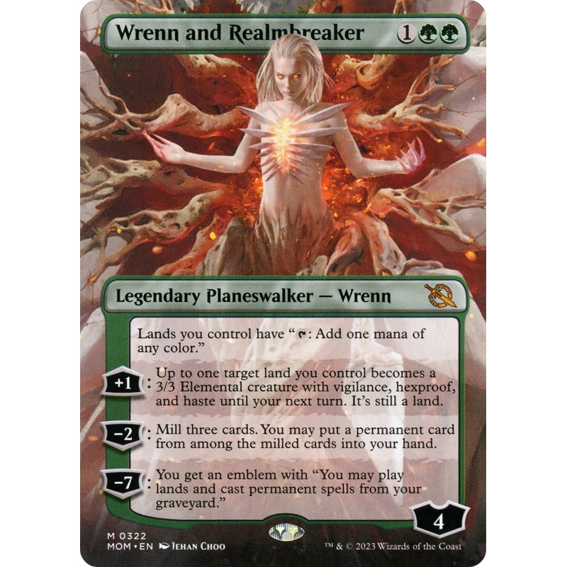 Wrenn and Realmbreaker (Borderless Alternate Art) [March of the Machine]
