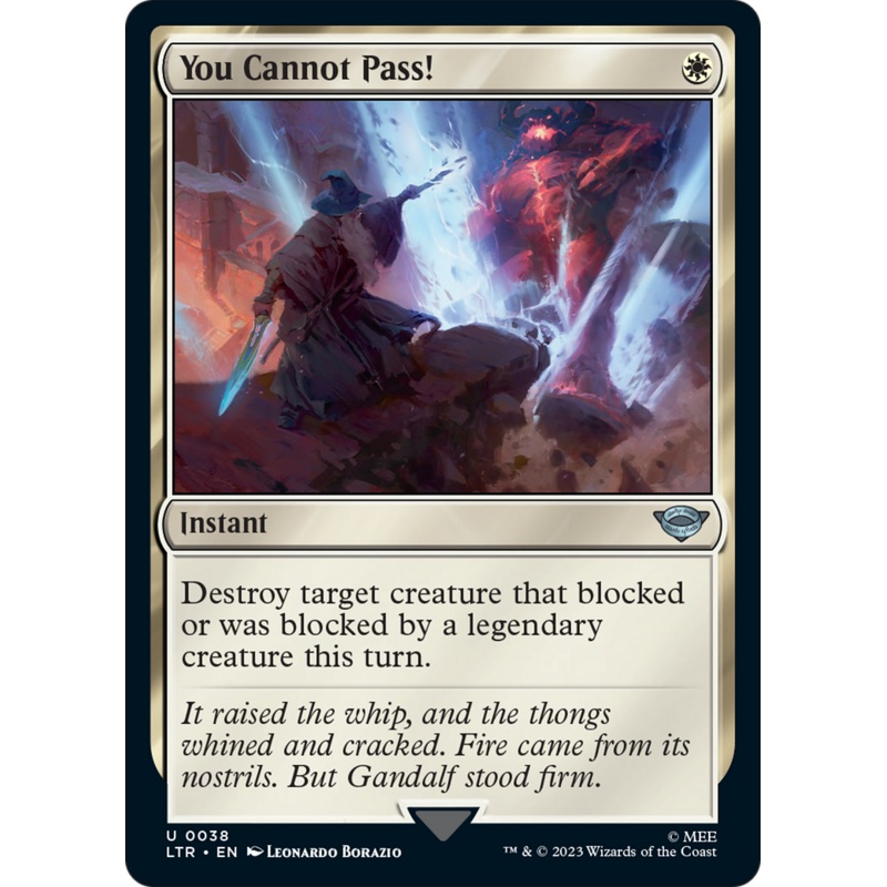 You Cannot Pass! [The Lord of the Rings: Tales of Middle-Earth]