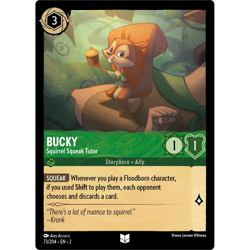Bucky - Squirrel Squeak Tutor (Errata Version) (73/204) [Rise of the Floodborn]