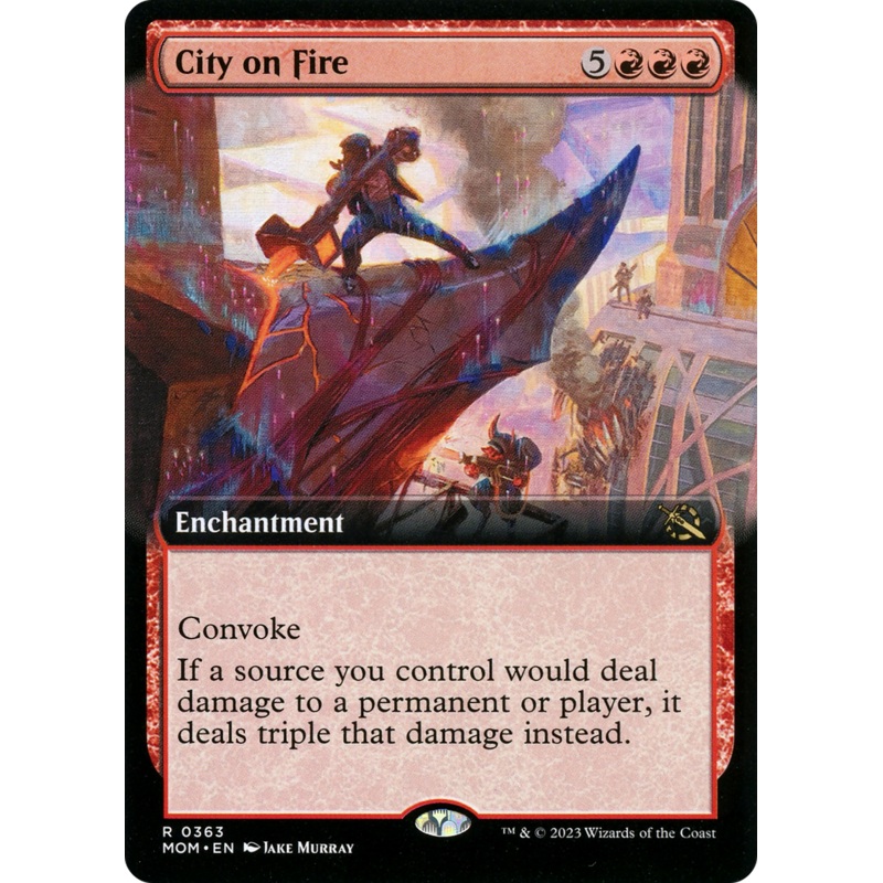 City on Fire (Extended Art) [March of the Machine]