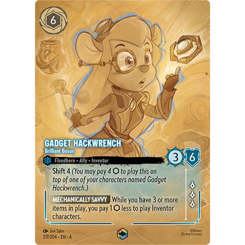 Gadget Hackwrench - Brilliant Bosun (Enchanted) (217/204) [Azurite Sea]