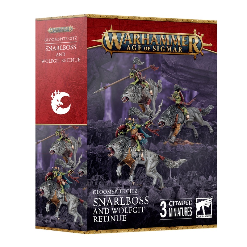 GLOOMSPITE GITZ: SNARLBOSS AND WOLFGIT RETINUE