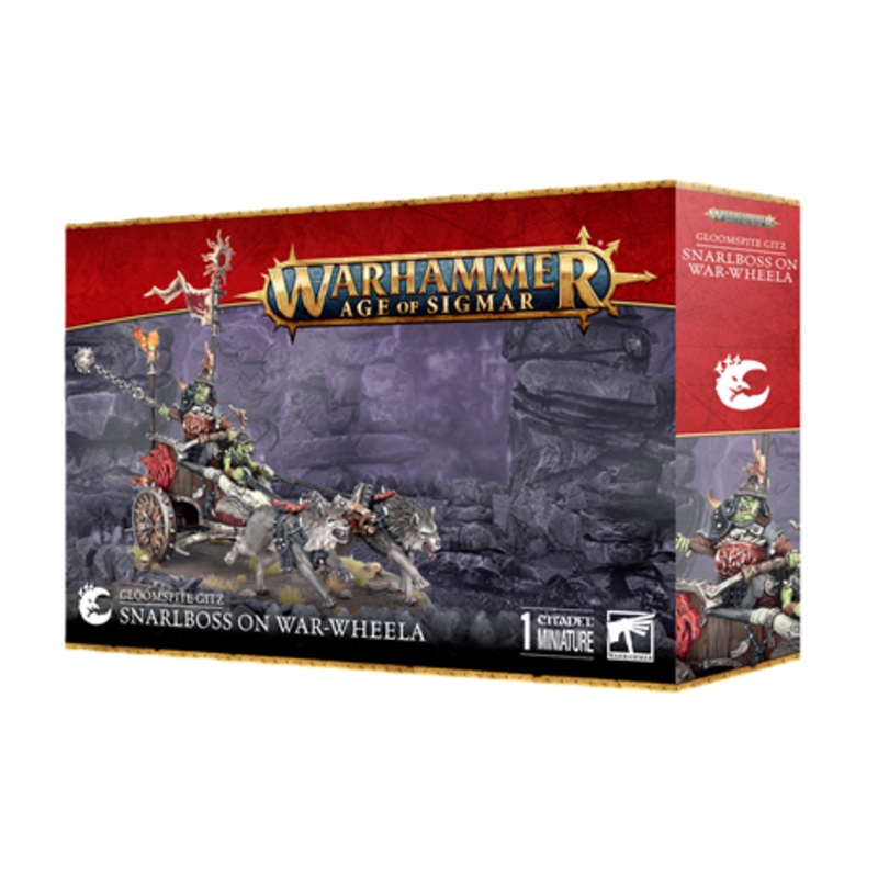 GLOOMSPITE GITZ: SNARLBOSS ON WAR-WHEELA
