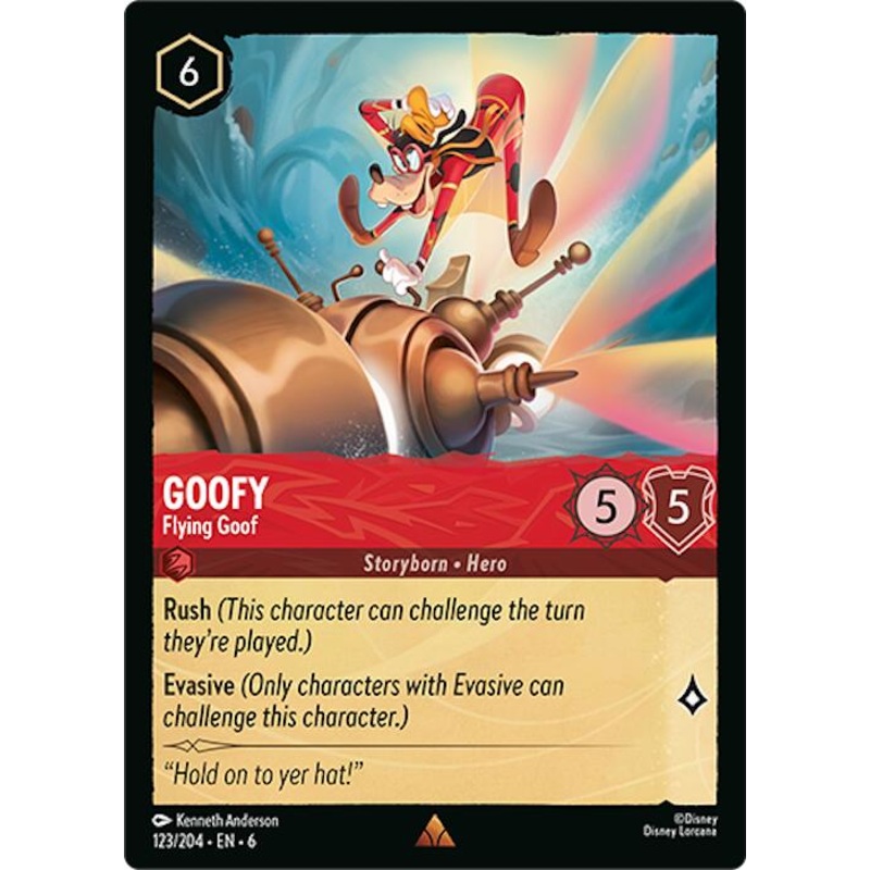Goofy - Flying Goof (123/204) [Azurite Sea]