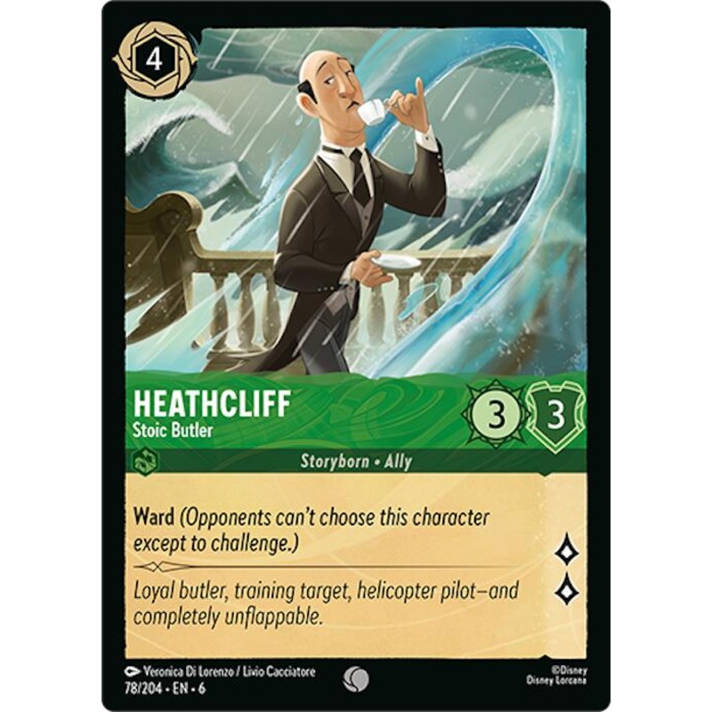 Heathcliff - Stoic Butler (78/204) [Azurite Sea]