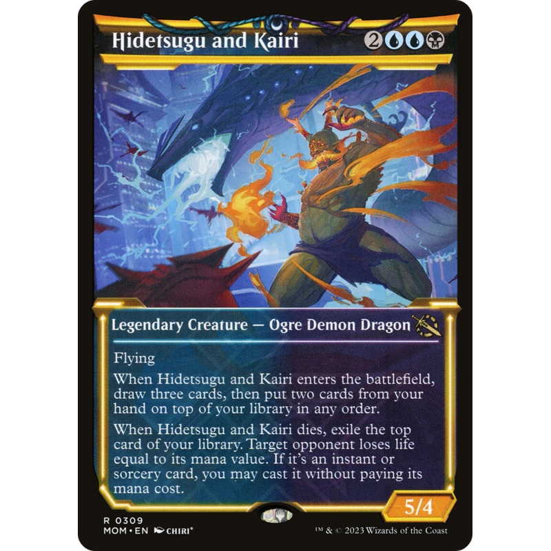 Hidetsugu and Kairi (Showcase Planar Booster Fun) [March of the Machine]