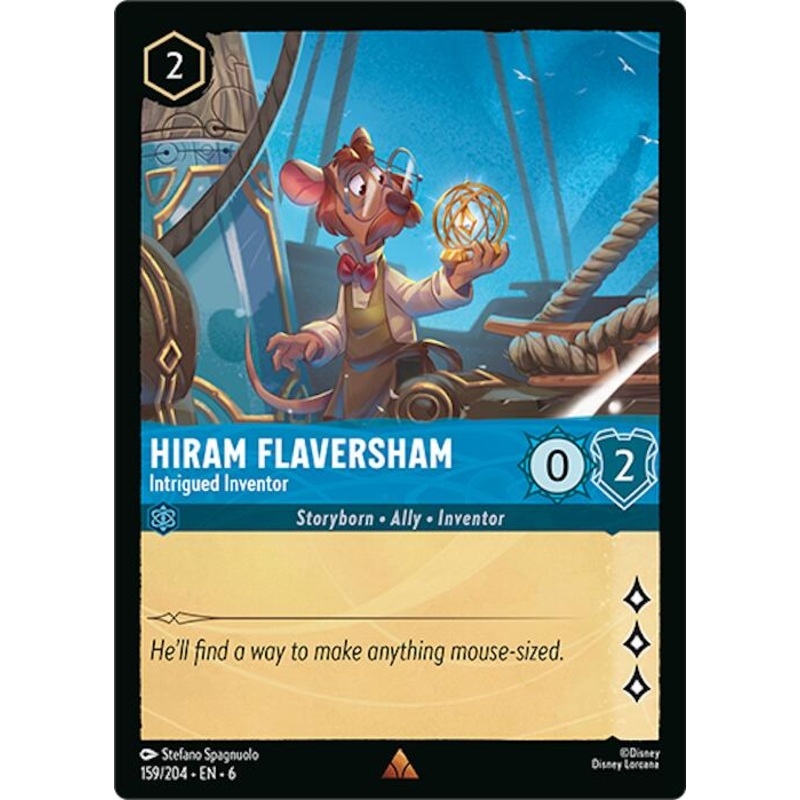 Hiram Flaversham - Intrigued Inventor (159/204) [Azurite Sea]