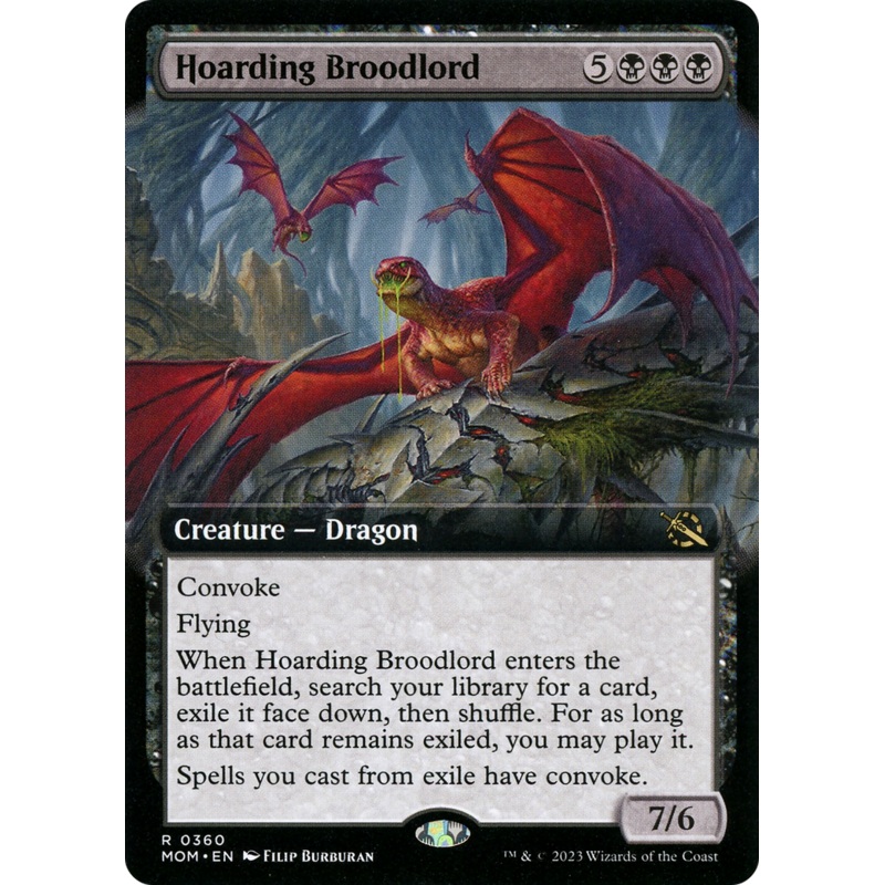 Hoarding Broodlord (Extended Art) [March of the Machine]