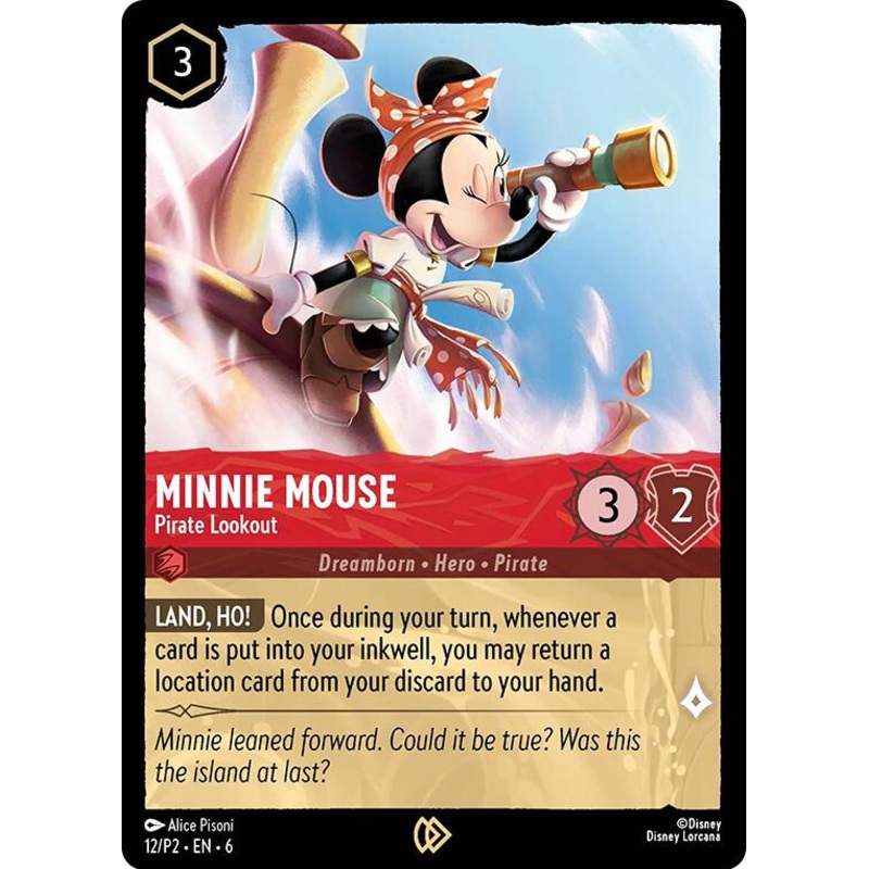 Minnie Mouse - Pirate Lookout (12/P2) [Promo Cards]