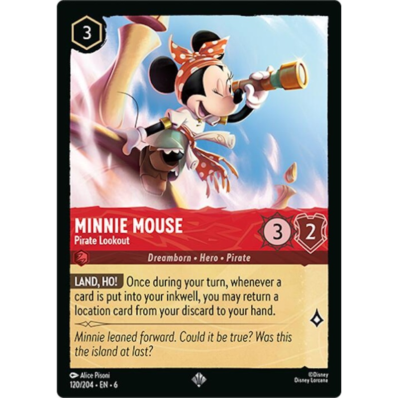 Minnie Mouse - Pirate Lookout (120/204) [Azurite Sea]