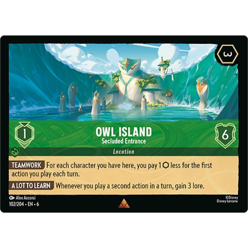 Owl Island - Secluded Entrance (102/204) [Azurite Sea]