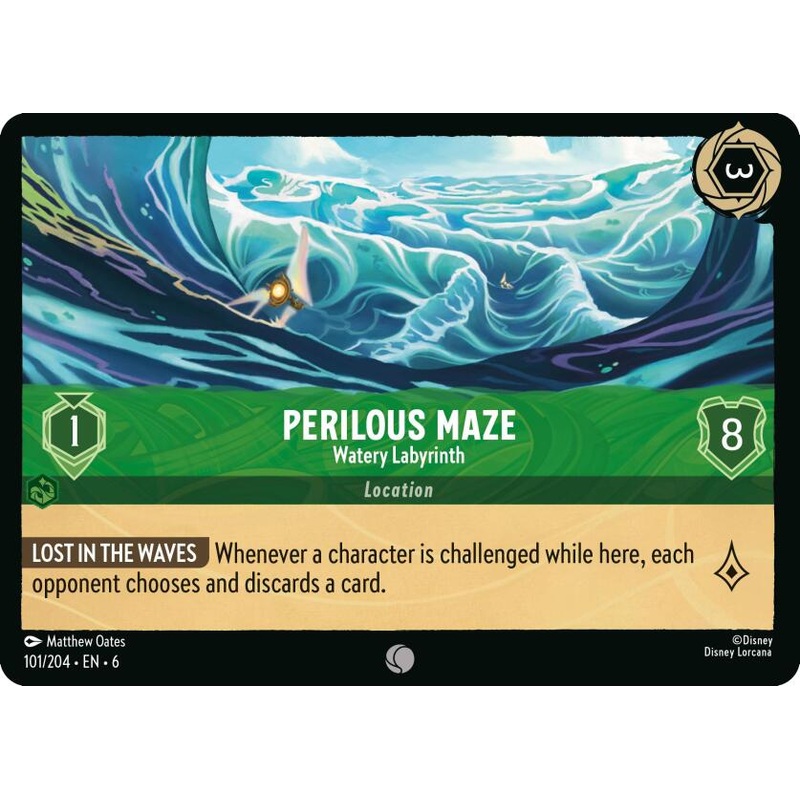Perilous Maze - Watery Labyrinth (101/204) [Azurite Sea]