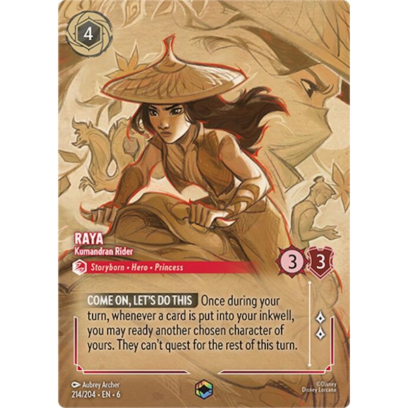 Raya - Kumandran Rider (Enchanted) (214/204) [Azurite Sea]