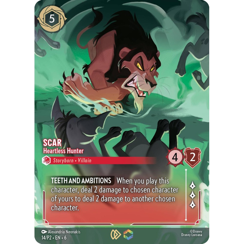 Scar - Heartless Hunter (Store Championship) (14) [Promo Cards]