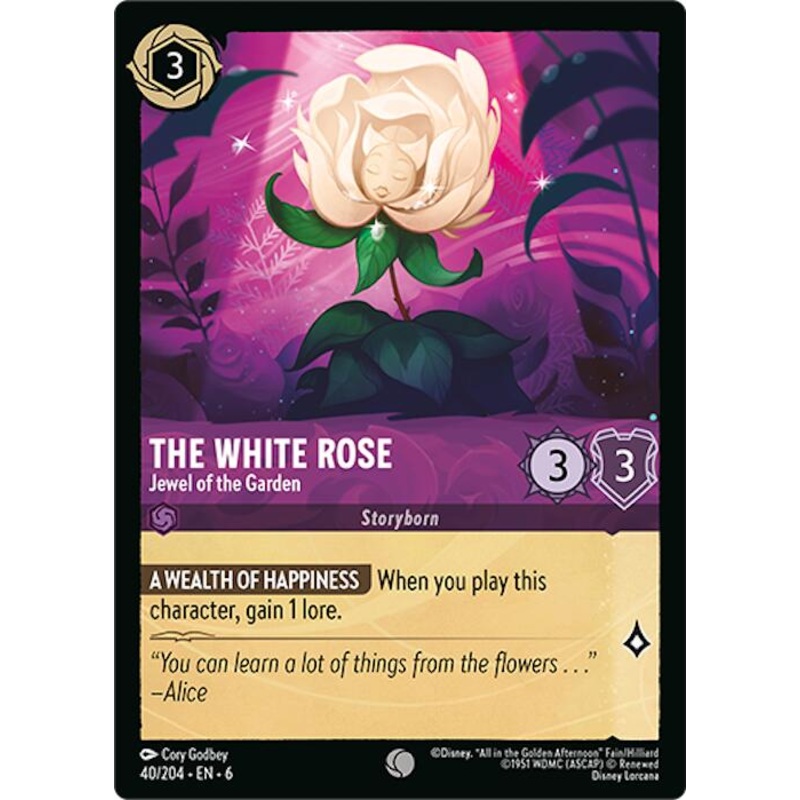 The White Rose - Jewel of the Garden (40/204) [Azurite Sea]