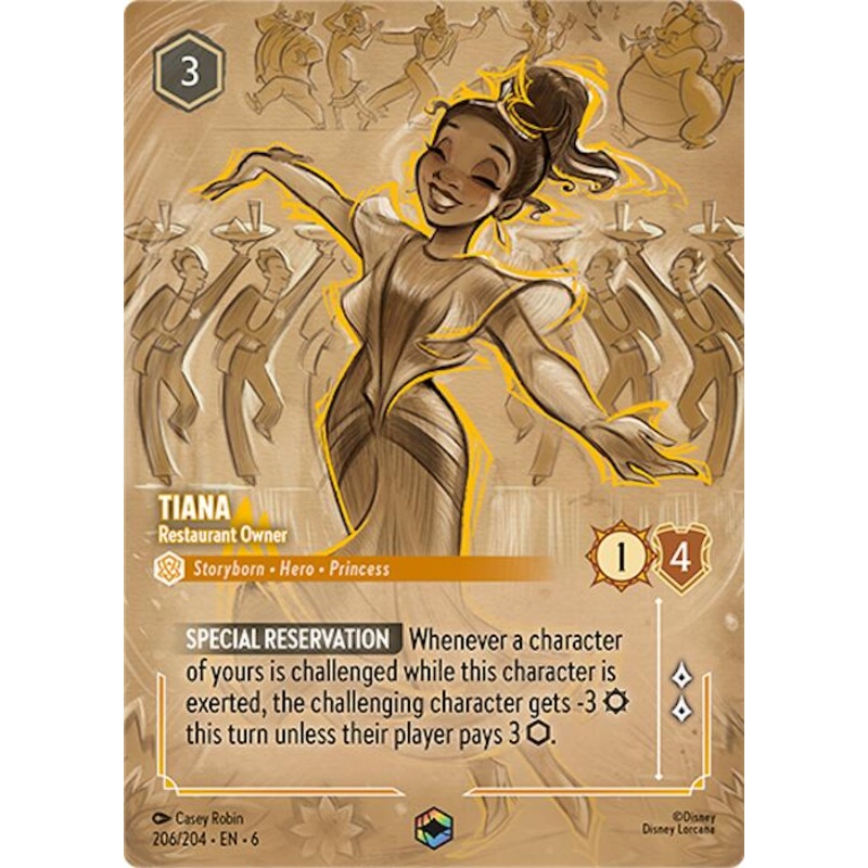 Tiana - Restaurant Owner (Enchanted) (206/204) [Azurite Sea]