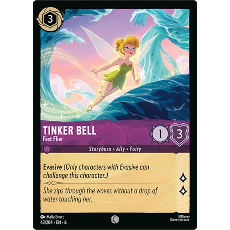Tinker Bell - Fast Flier (43/204) [Azurite Sea]