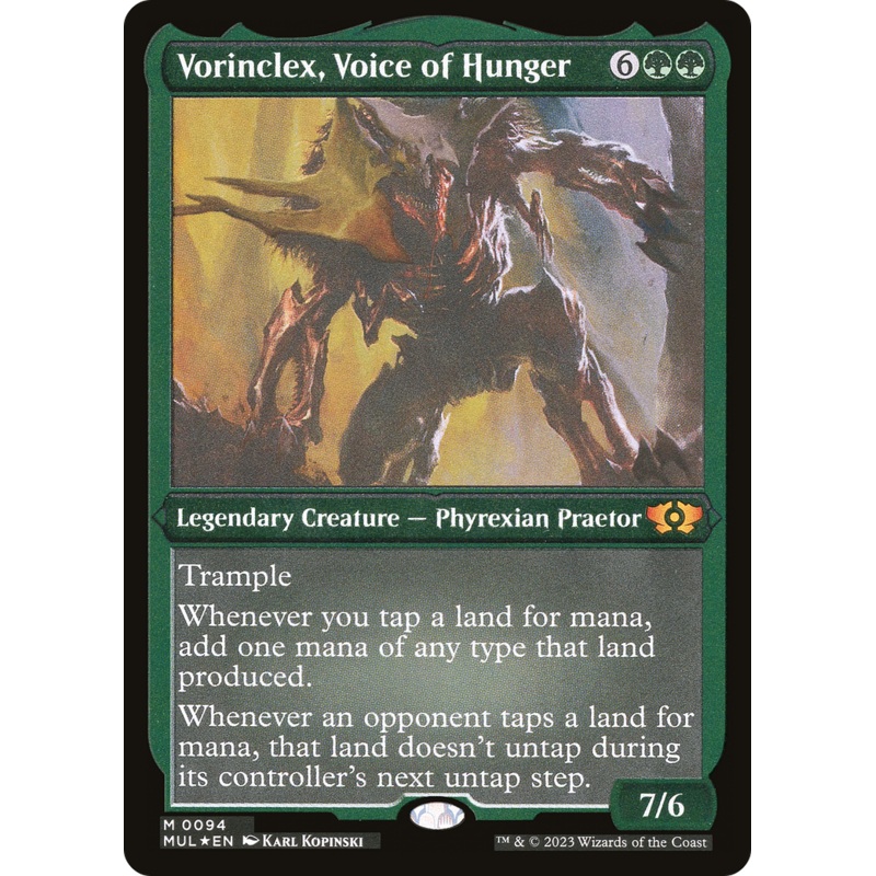 Vorinclex, Voice of Hunger (Foil Etched) [Multiverse Legends]