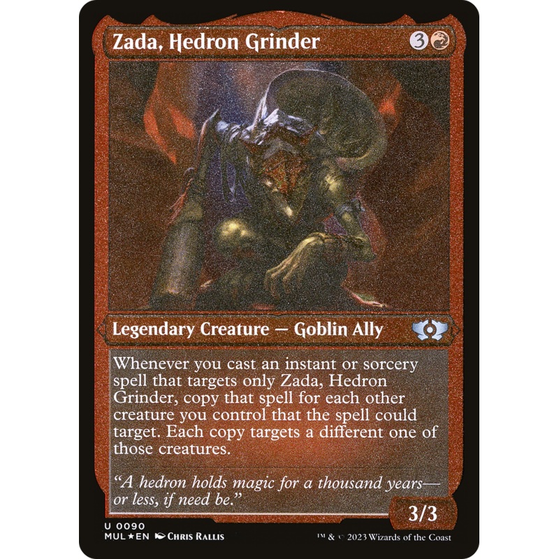 Zada, Hedron Grinder (Foil Etched) [Multiverse Legends]