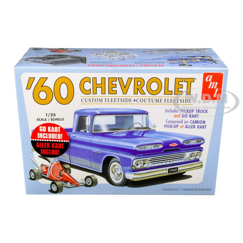 AMT 1063 1/25 1960 Chevy Fleetside Pickup with Go Kart
