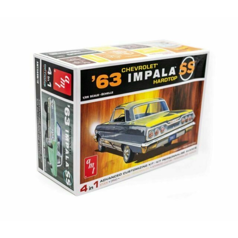 AMT 1149 1/25 1963 Chevy Impala SS Hardtop