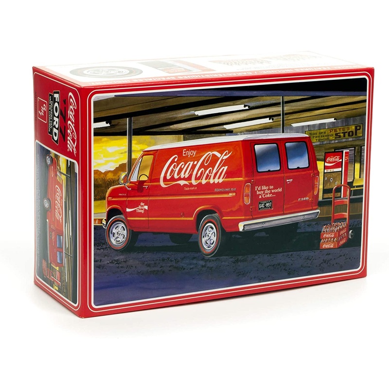 AMT 1173 1/25 1977 Ford Van w/Vending Machine Coca-Cola