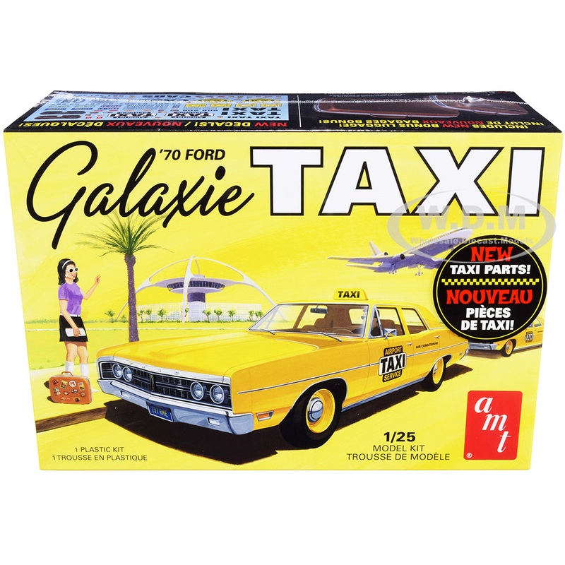 AMT 1243 1/25 1970 Ford Galaxie Taxi